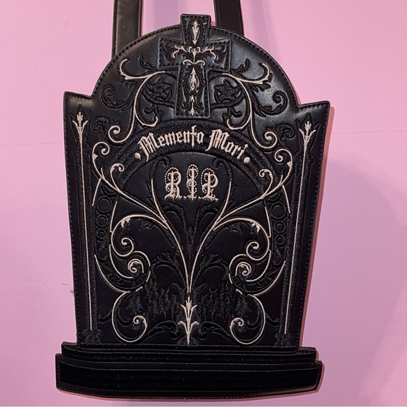 Widow dolls kill backpack handbag purse goth gothic vampire Dracula gravestone - Picture 1 of 5